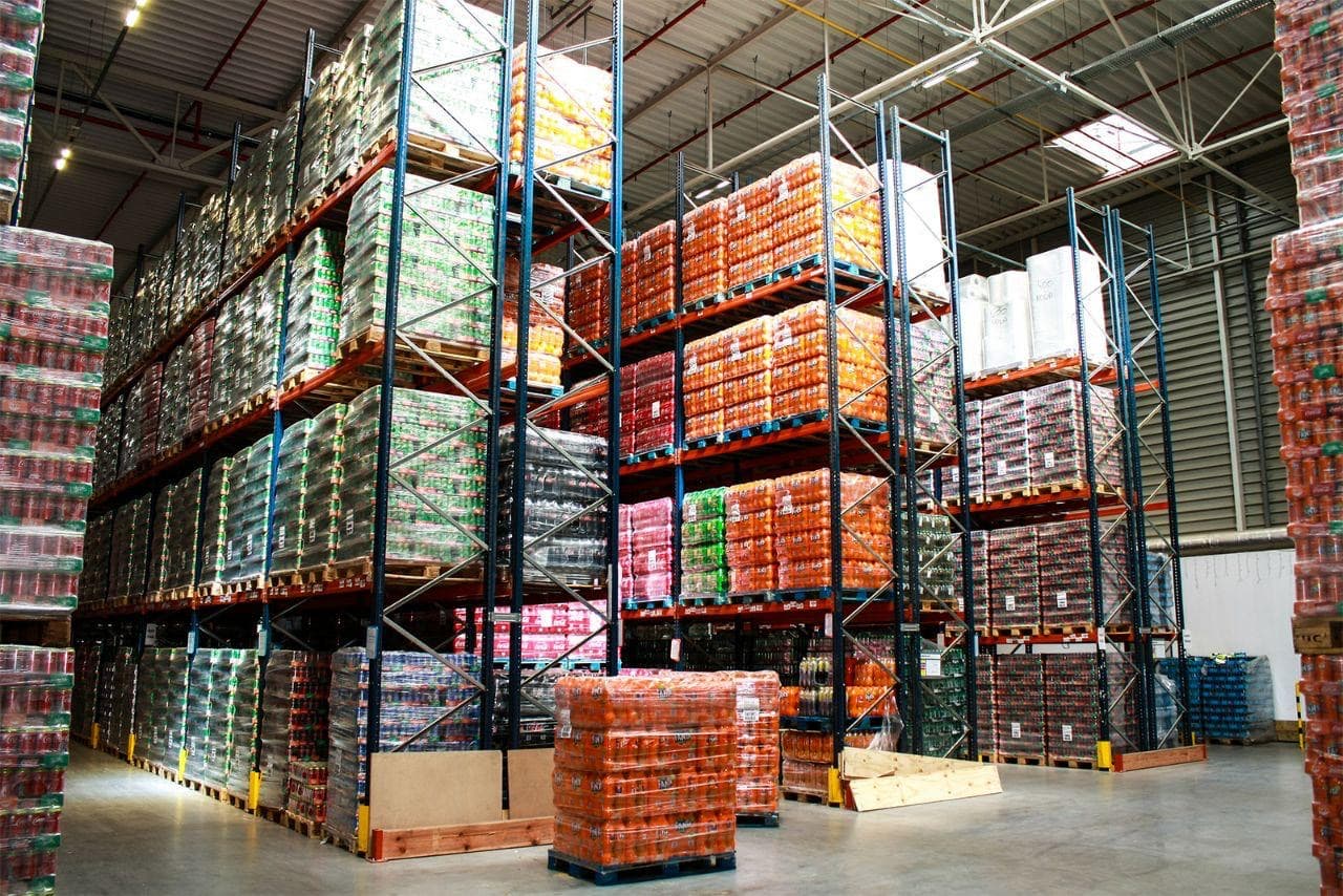 Wholesale beverage pallet logistics warehouse operations